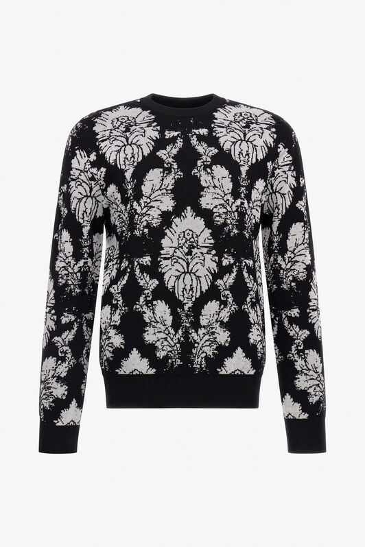 RC Jersey con estampado Broccato Negro TRM606-MA015