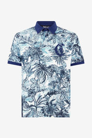${brand} Polo Shirt With Jungle And Monogram Print ${colorDescription} ${masterID}