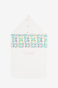 JU Monogram embroidered sleep bag Light green QJT875-JV025