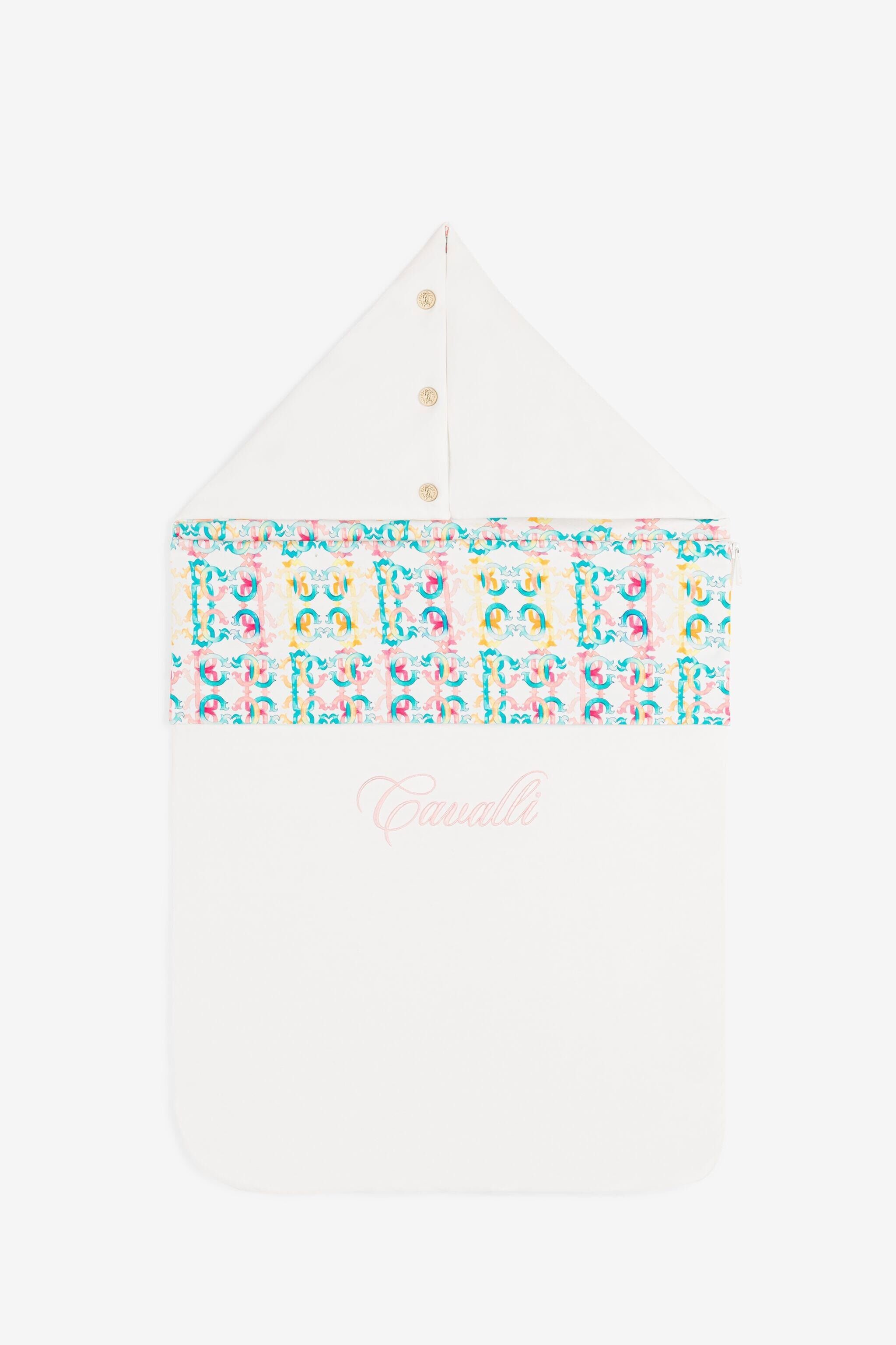JU Monogram embroidered sleep bag Light green QJT875-JV025