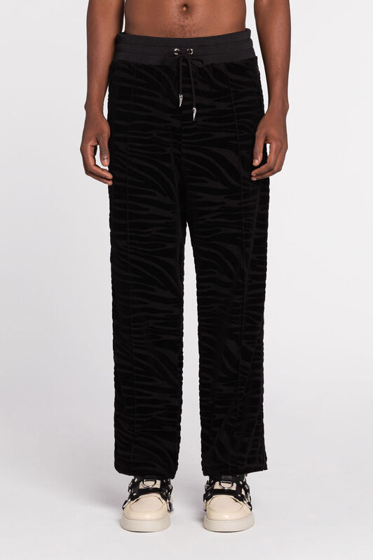 RC Zebra Velvet-Devoré Sweatpants RC Zebra Velvet-Devoré Sweatpants Black PNT25A-RW001