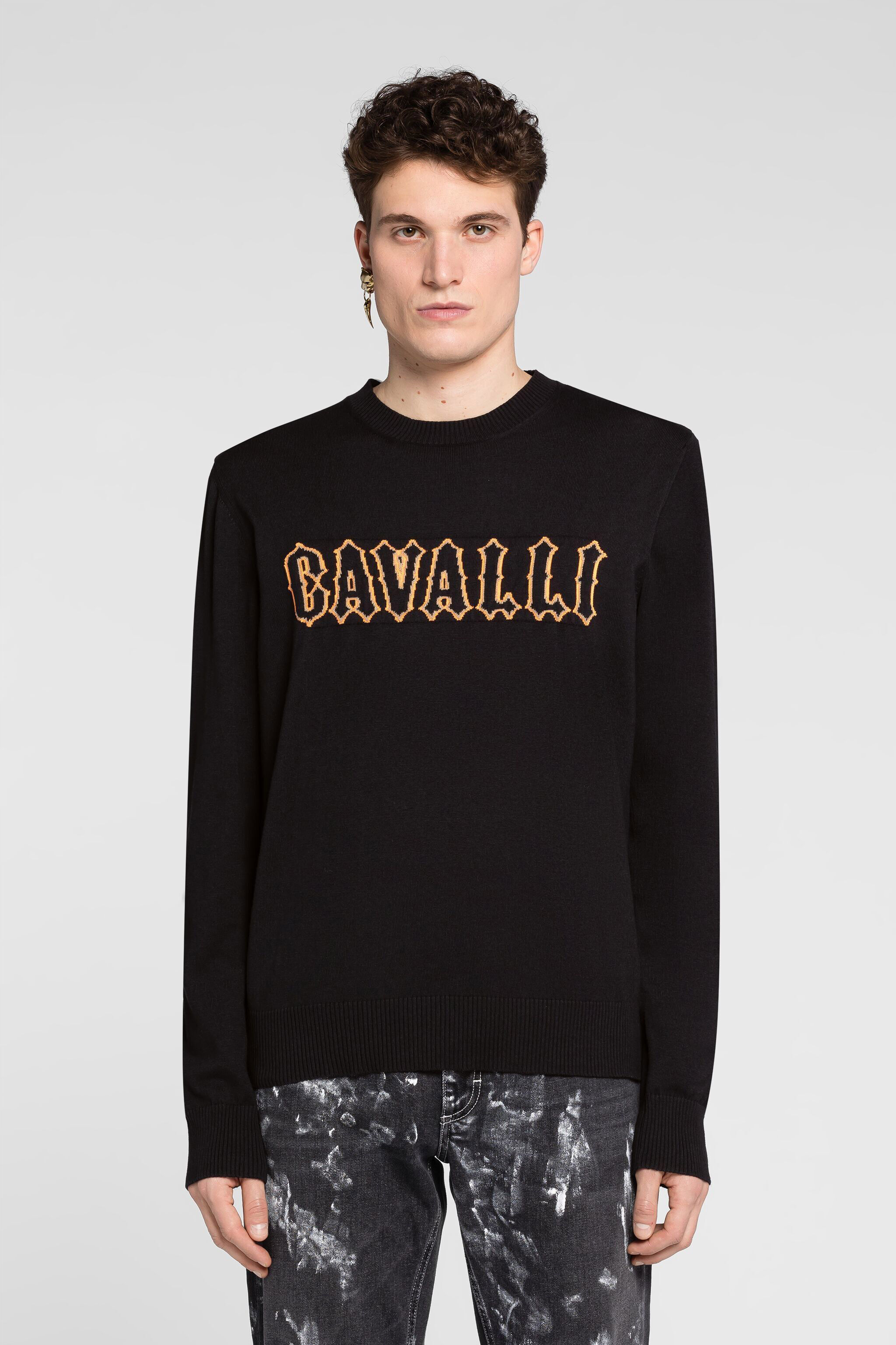 RC Logo-Appliqué Sweatshirt Black ONM610-MY004
