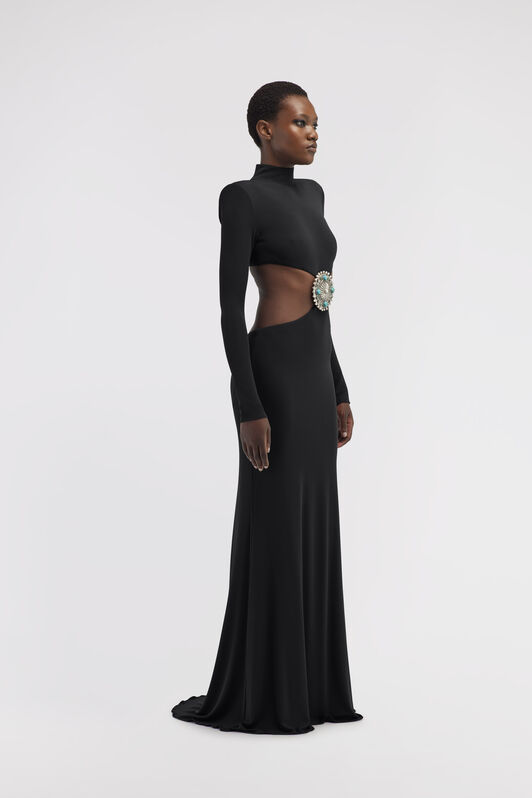 RC Cut-out knit dress RC Cut-out knit dress Black RWT103-JJ036
