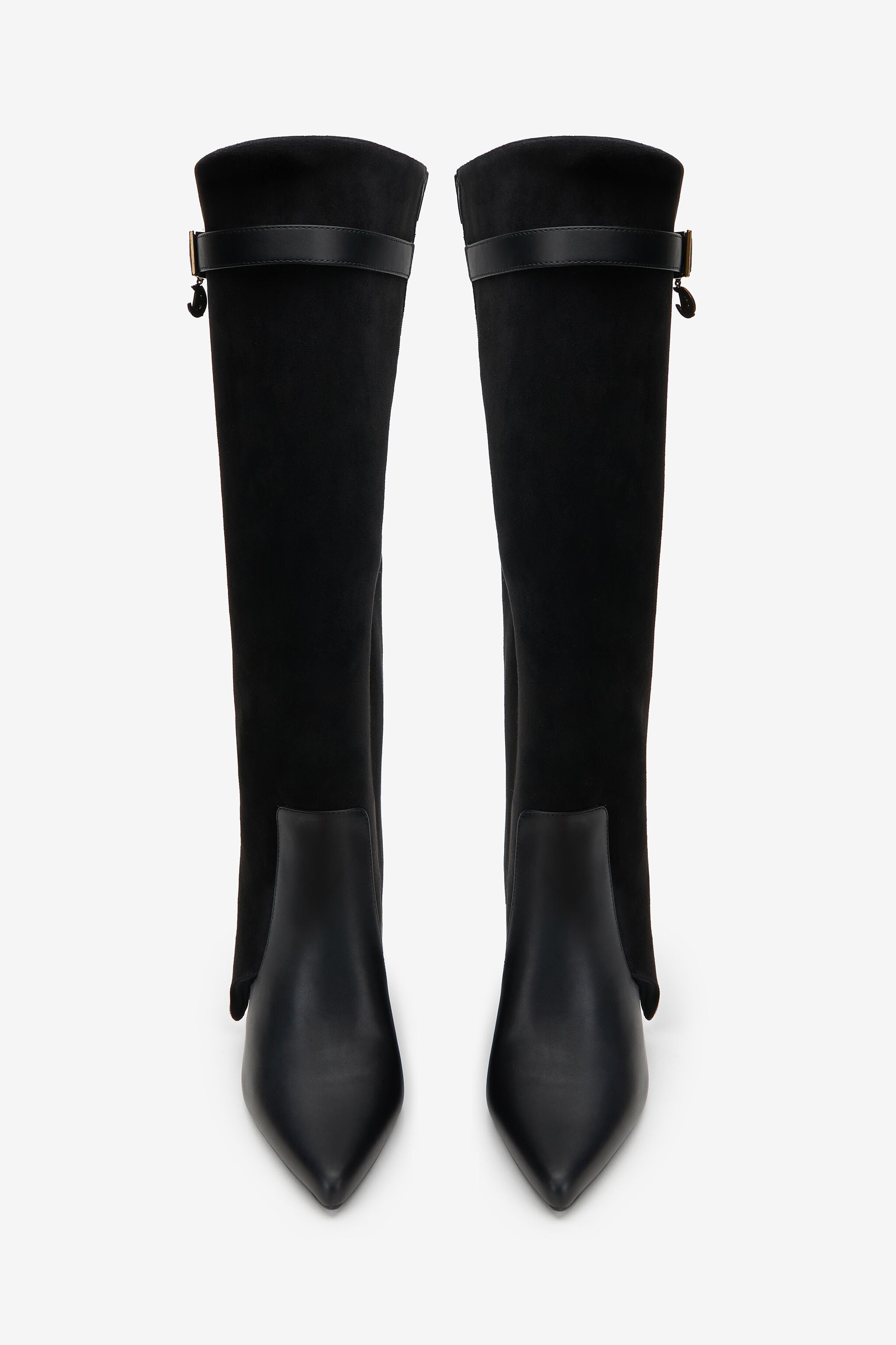 JC Bottes en Suède avec Boucle JC Bottes en Suède avec Boucle BLACK VFS089-VF617