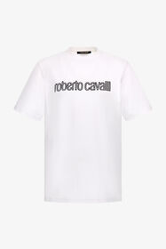 ${brand} T-shirt à logo Roberto Cavalli ${colorDescription} ${masterID}