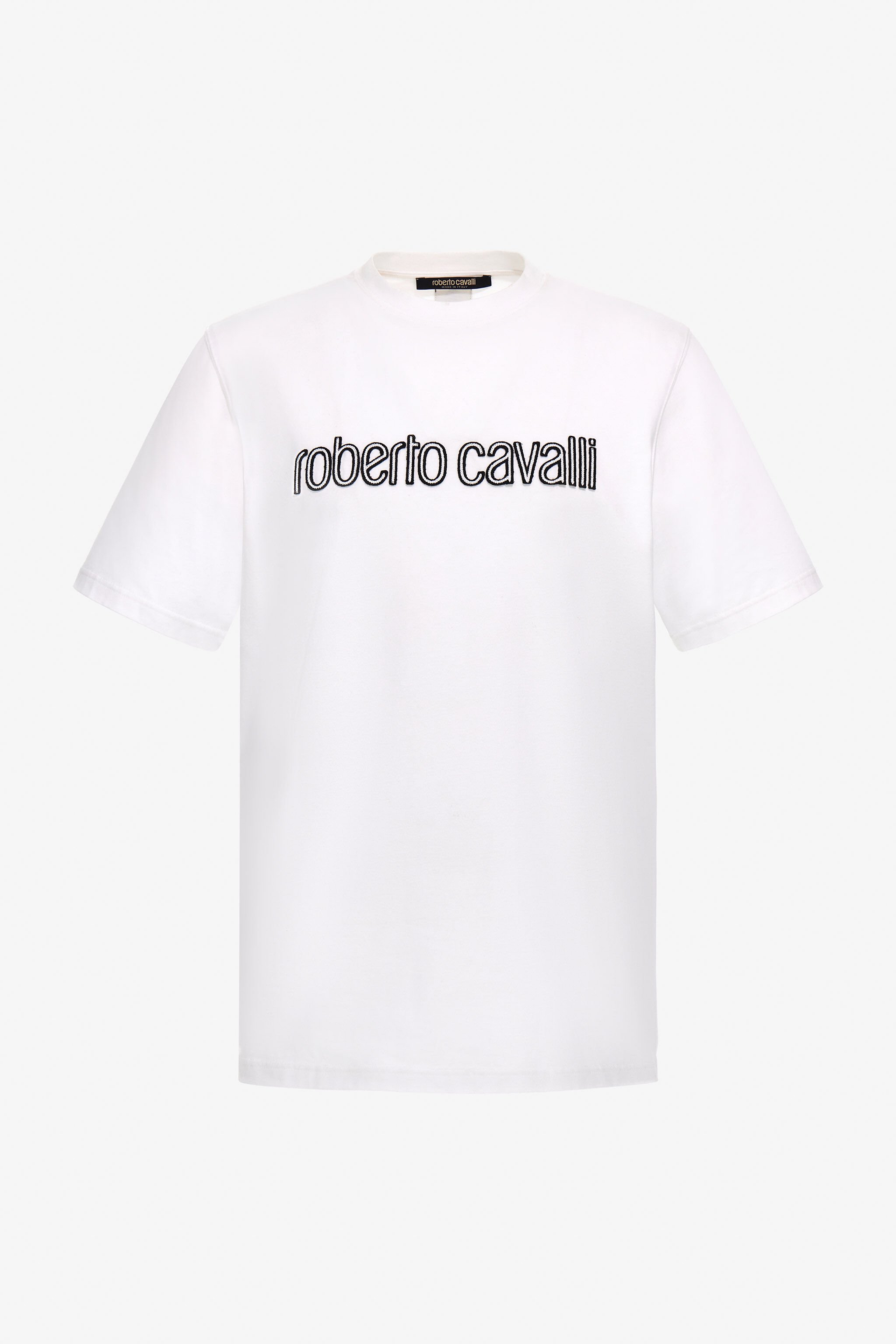 RC Roberto Cavalli Logo T-Shirt White TRT61B-JD060
