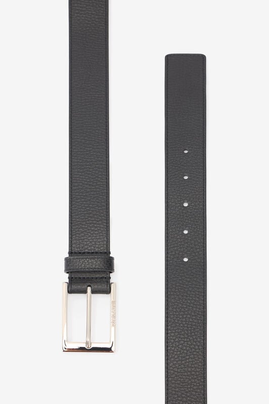RC Ceinture Tendance En Cuir Noir Avec Boucle Logo RC Ceinture Tendance En Cuir Noir Avec Boucle Logo Or NOC00D-PZA12