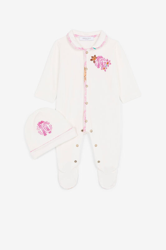 JU Monogram cotton pyjamas JU Monogram cotton pyjamas White QJT80B-JV025