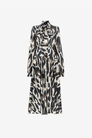 ${brand} Robe en lin à imprimé jaguar ${colorDescription} ${masterID}