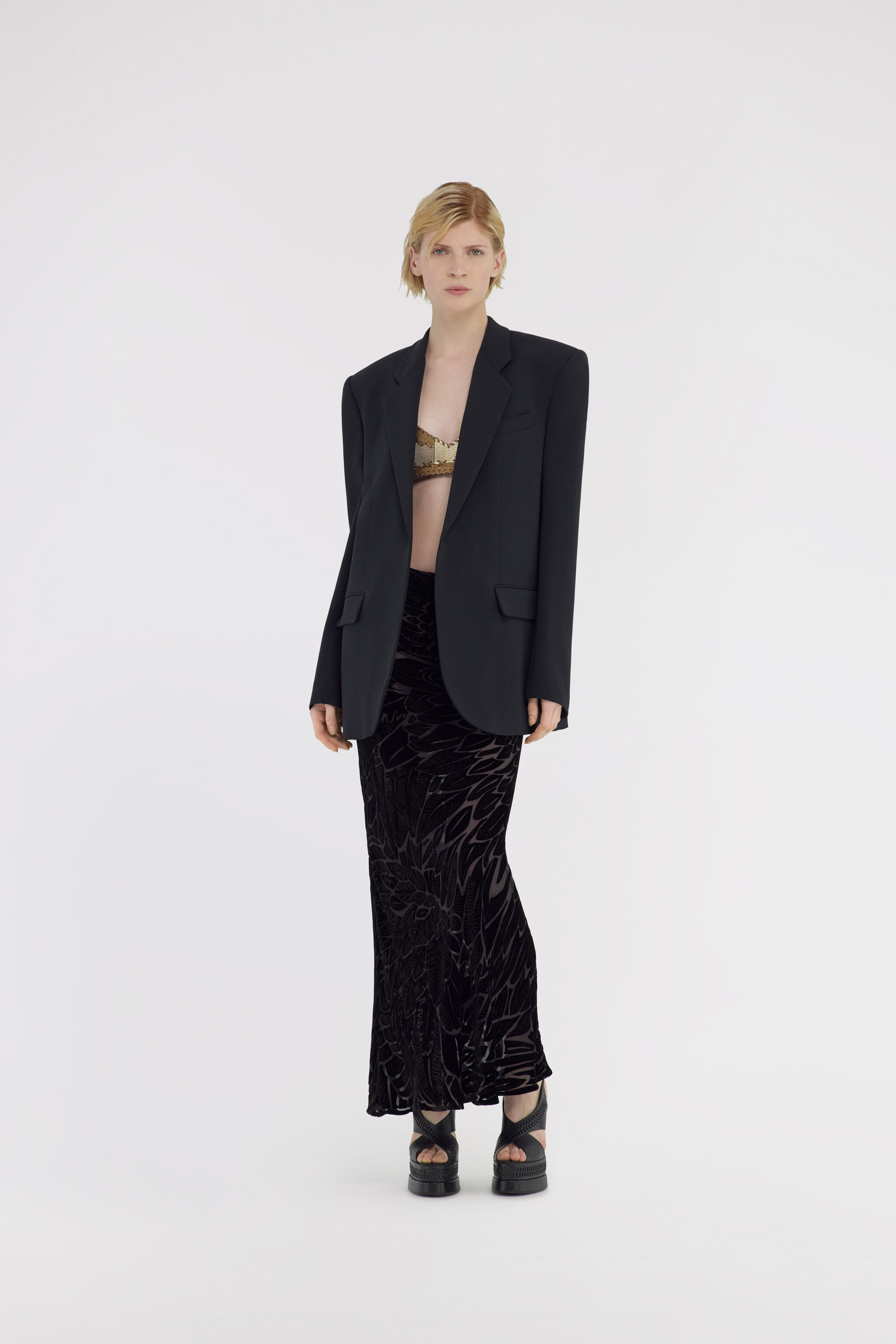 RC Chaqueta Negra de Cierre Sencillo Negro SWT402-HR005