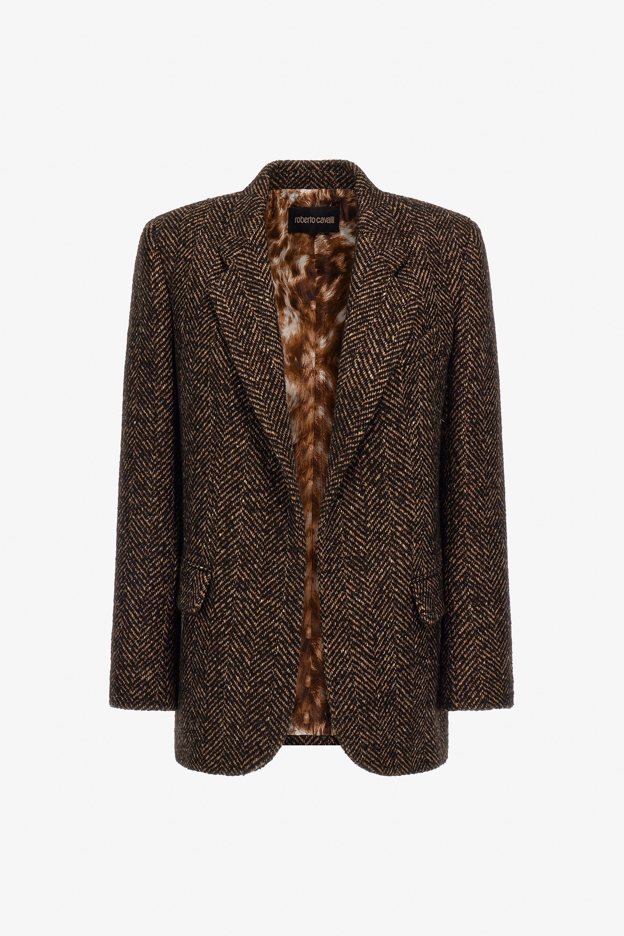 RC Blazer in Tweed Marrone scuro TKT402-WP053