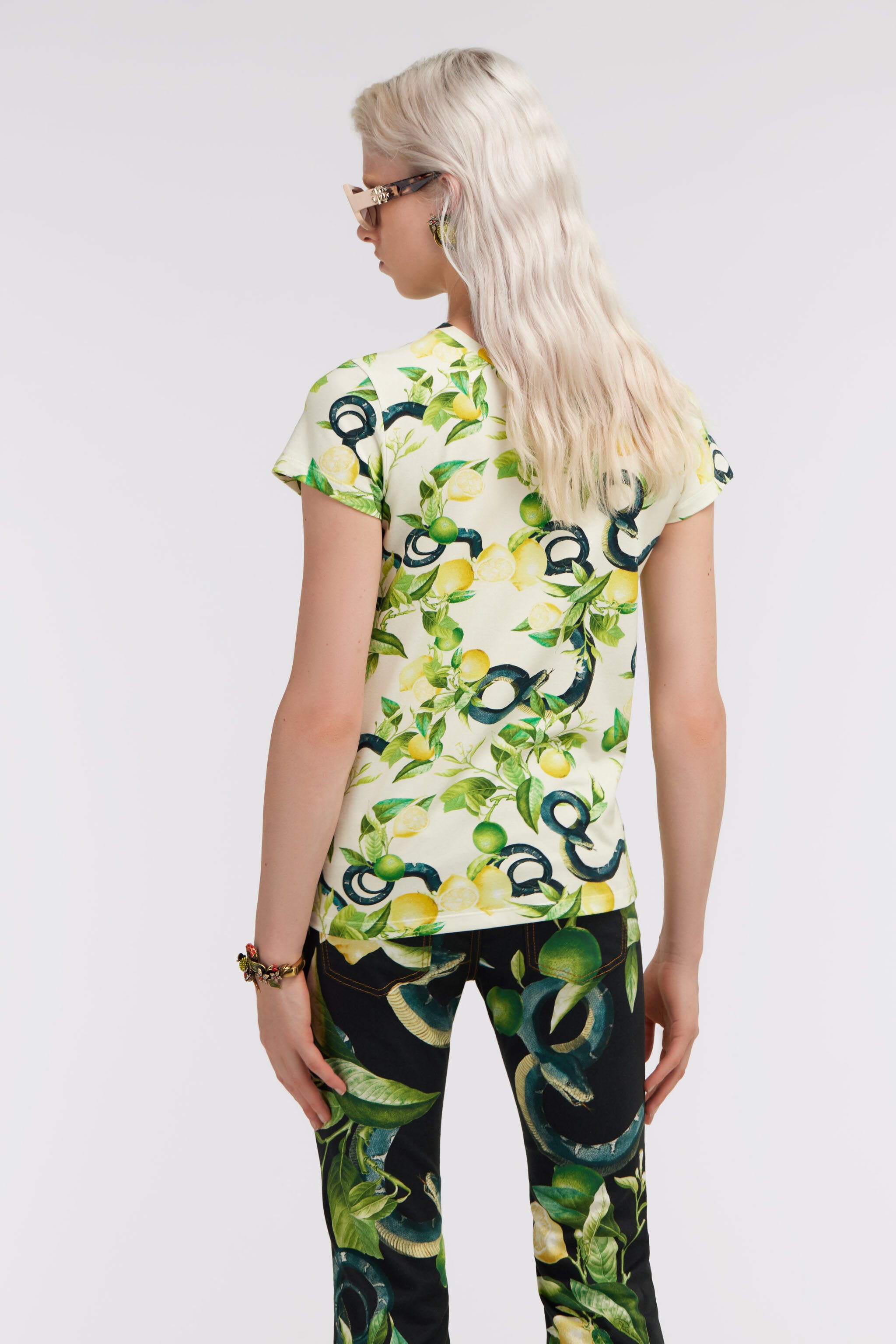 RC Lemon print t-shirt Ivory SKT60H-3DI89