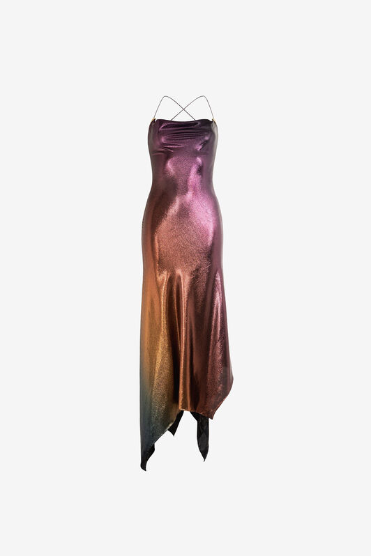RC Robe longue avec dégradé de couleurs MULTICOLOR PQT101-RJ026