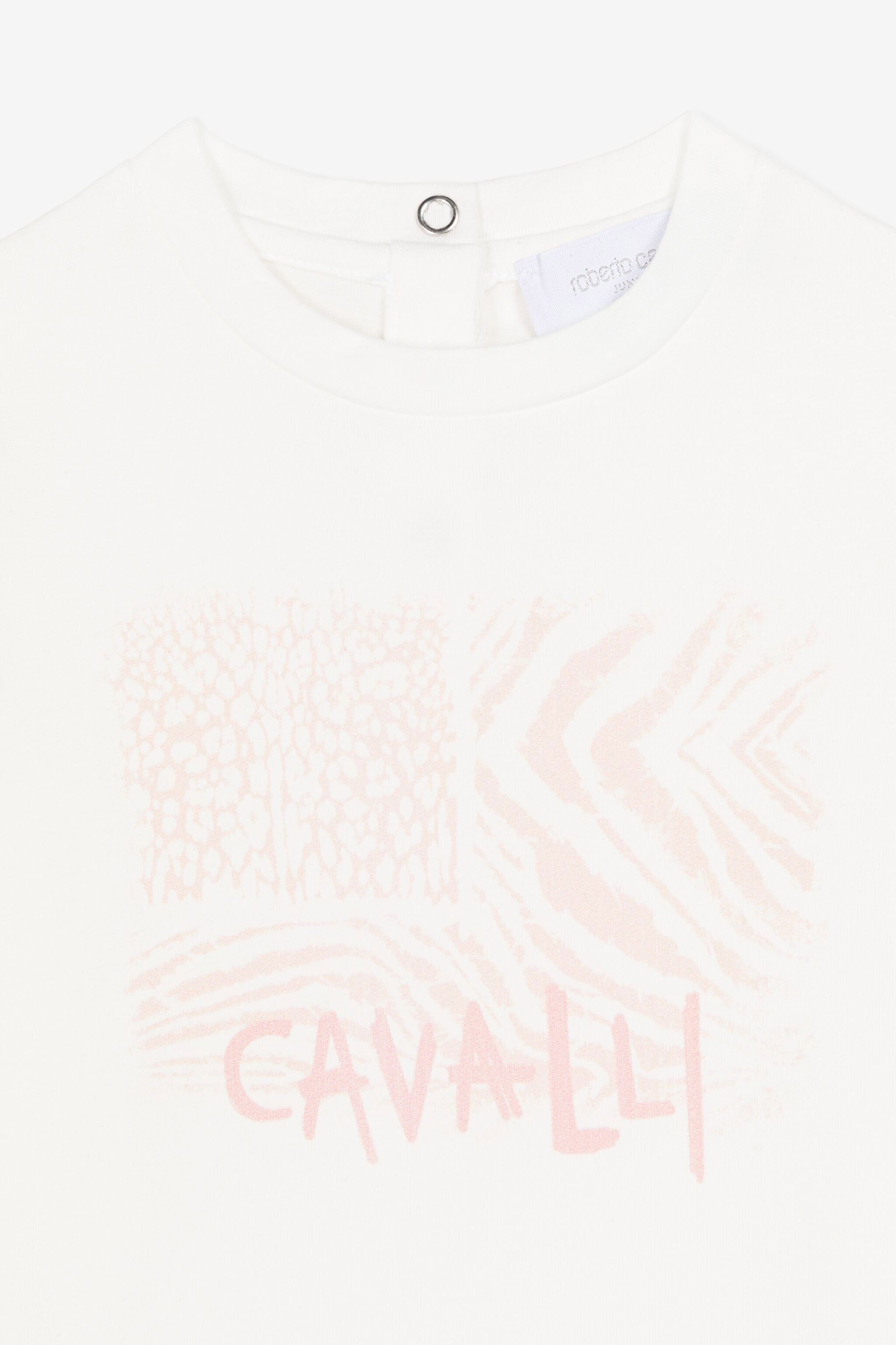 JU Animalier Patchwork-Print T-Shirt White OJT628-ISA2J