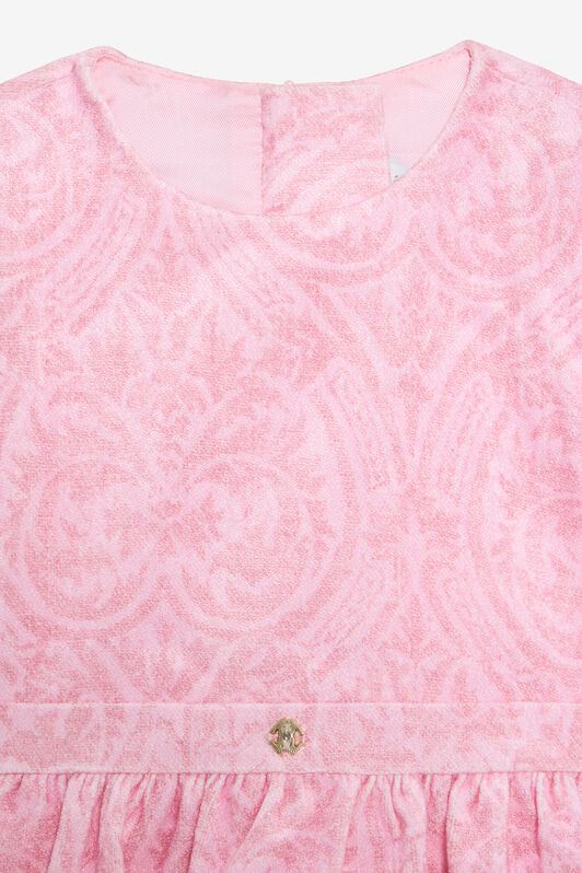 JU Baby Pink Dress with Floral Print BABY ROSE VJT106-3RP28