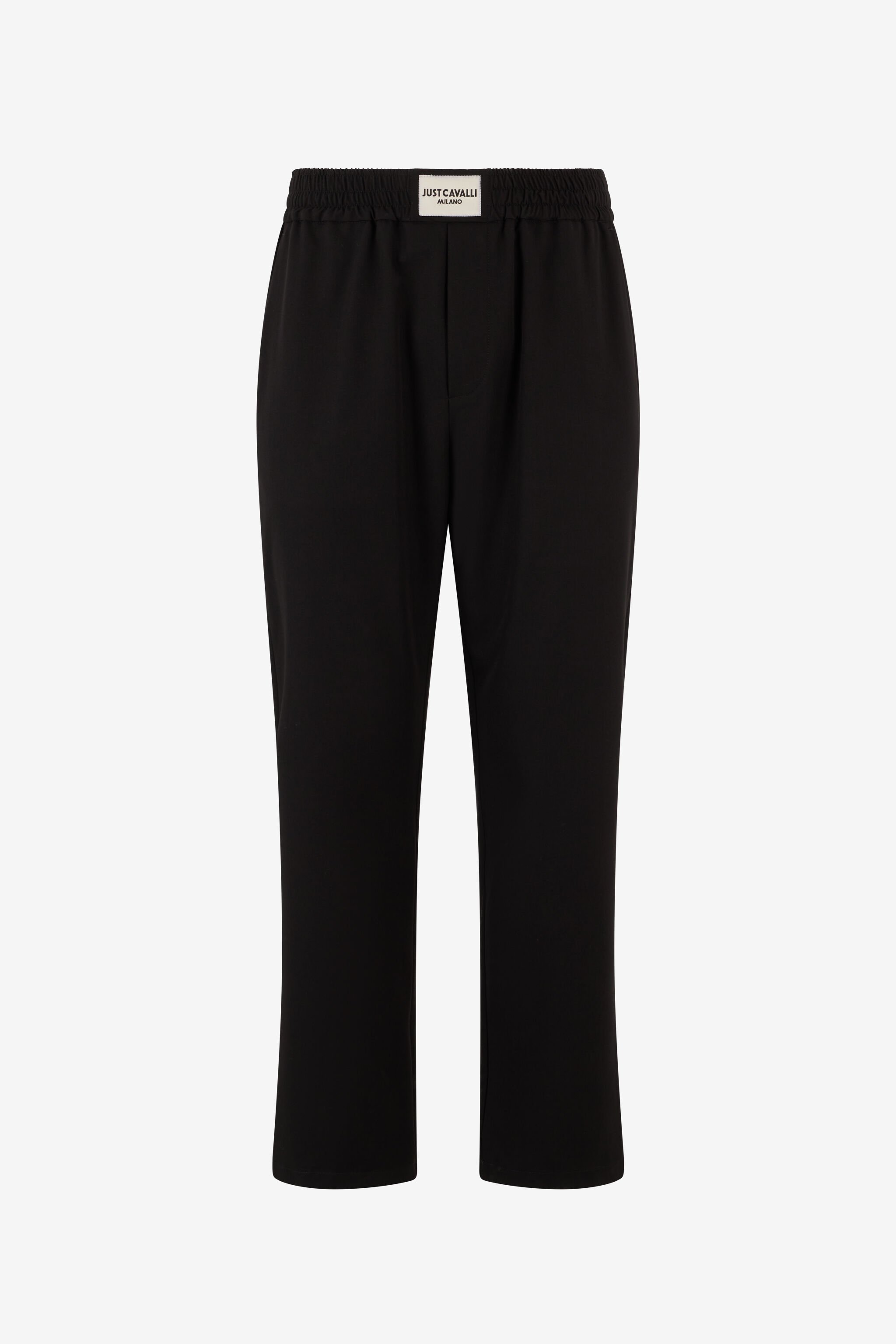 JC Pantalones Deportivos Con Etiqueta Con Logotipo Negro UFT006-UF020