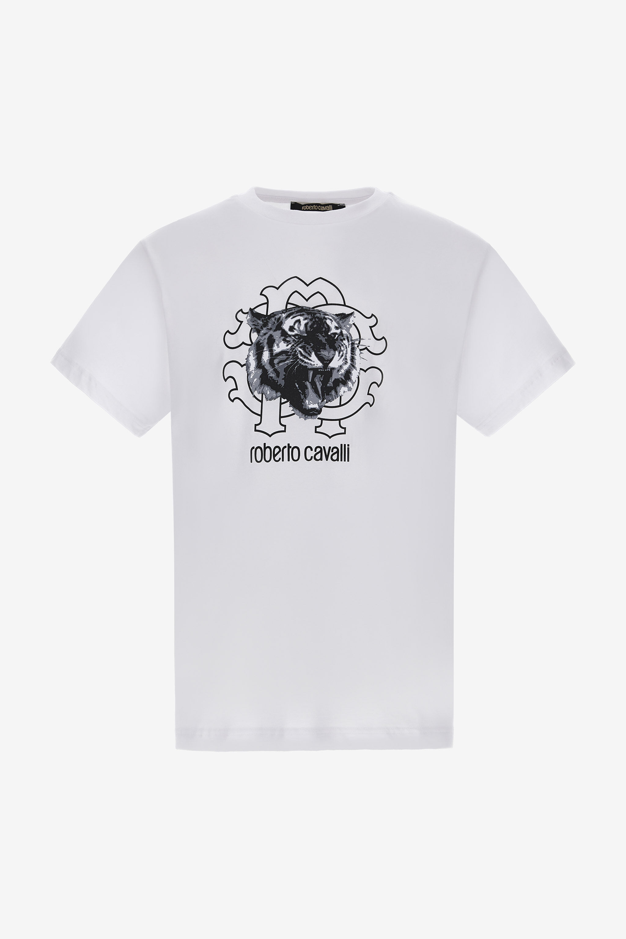 RC T-shirt with Jaguar logo and print White NOT60Q-JD060