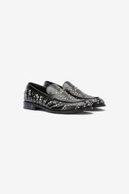 ${brand} Mokassins Aus Leder Mit Nieten Und Strass ${colorDescription} ${masterID}