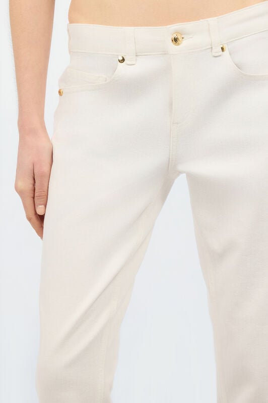 JC Straight-Leg Pants JC Straight-Leg Pants White UFJ009-UF136