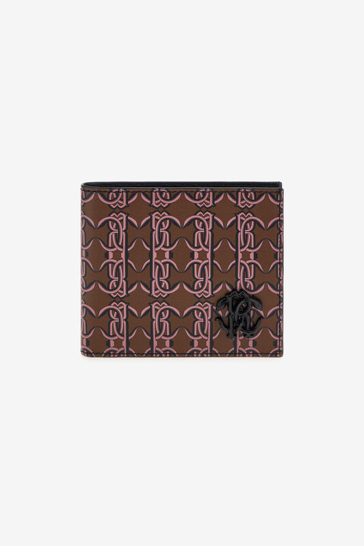 RC Wallet with Monogram Mirror Snake Braun SRA002-FT169