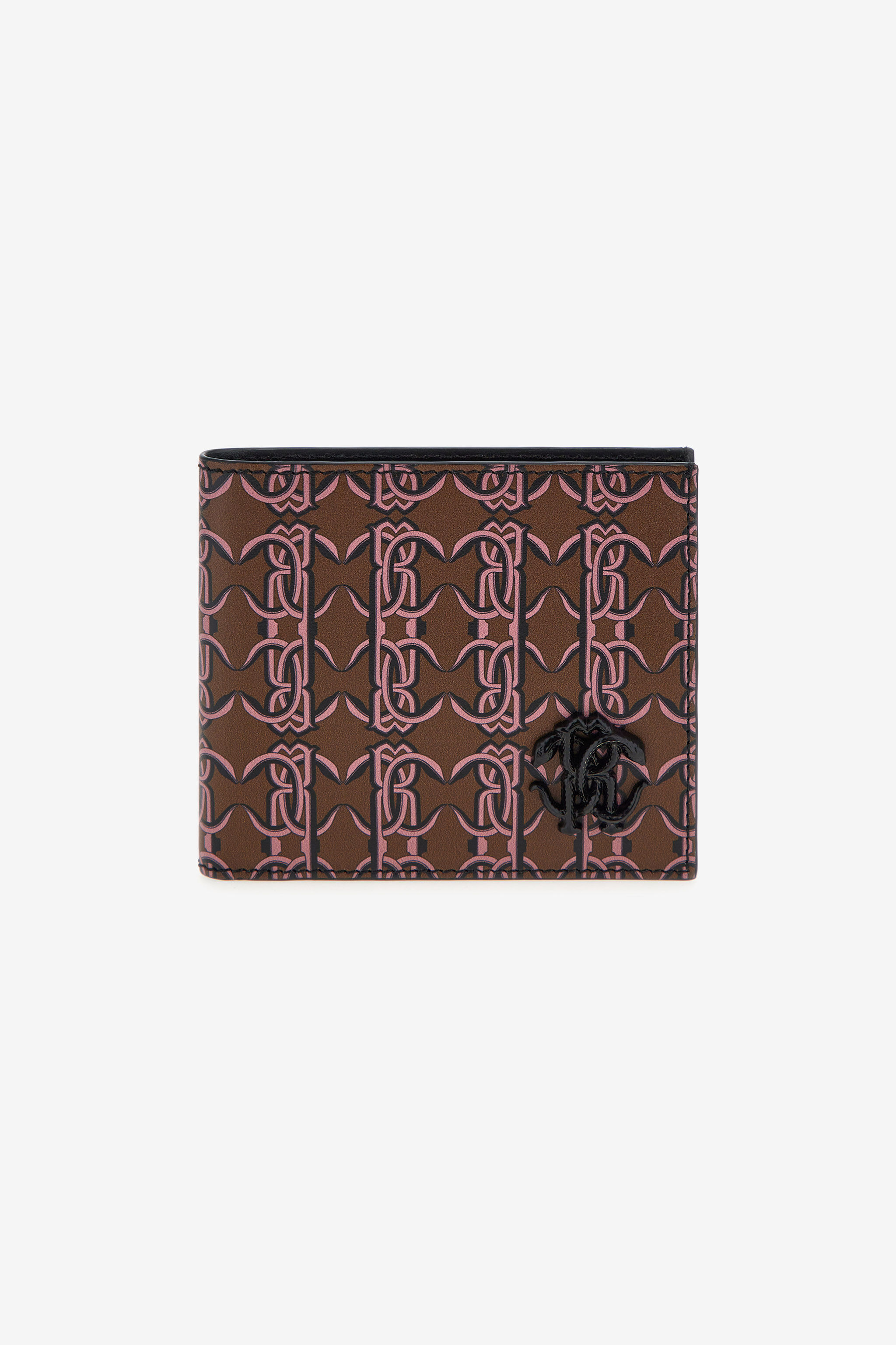 RC Wallet with Monogram Mirror Snake Braun SRA002-FT169