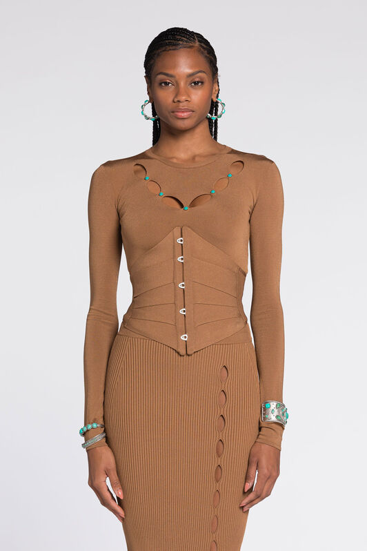 RC Corset with hooks RC Corset with hooks Brown RKM650-MG011