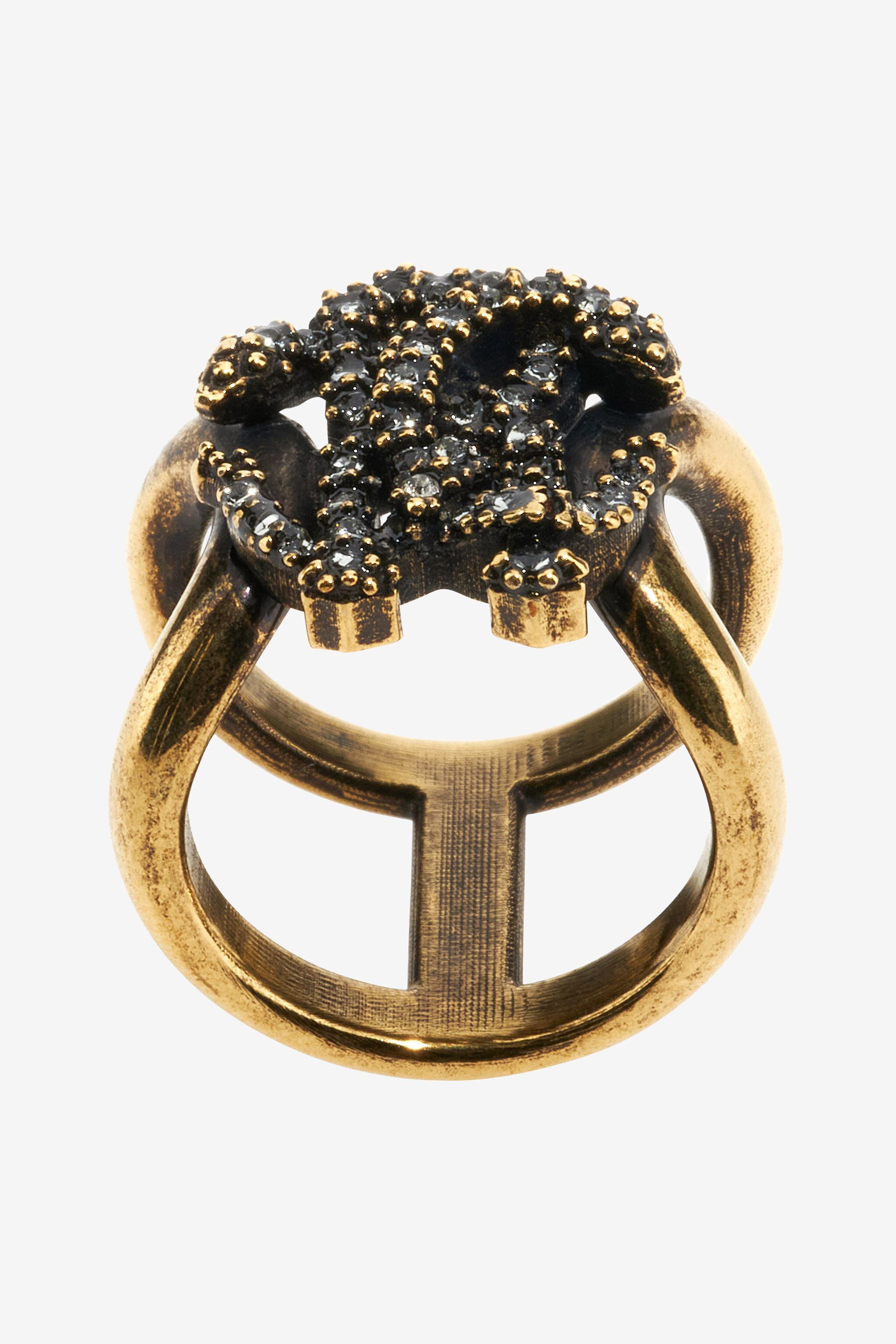 RC Ring with Monogram RC Gold SKG021-AM066