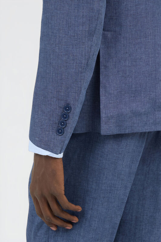 RC Costume Tailleur en Lin Bleu LIGHT BLUE QOT40P-1NO01