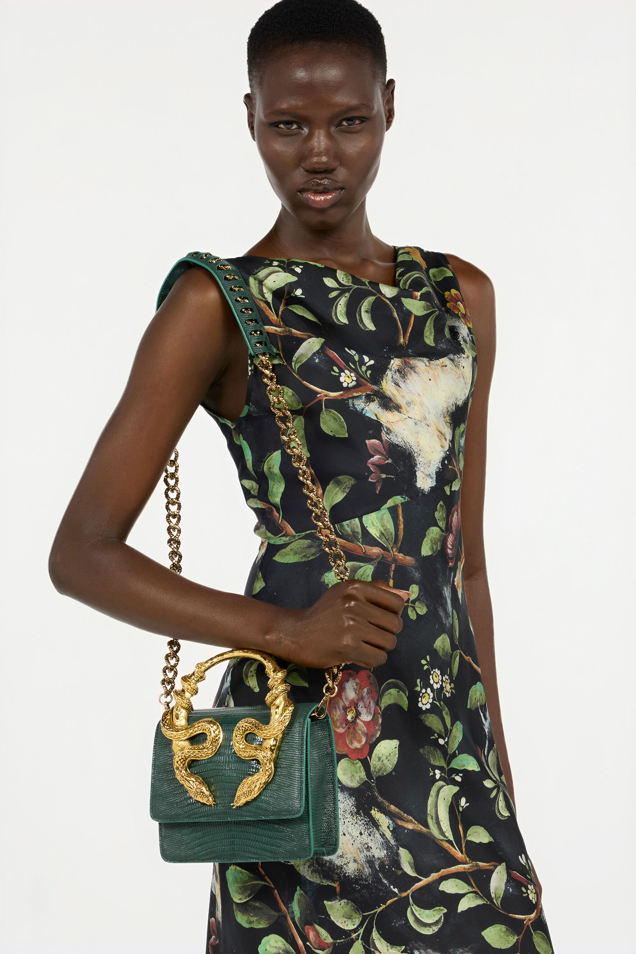 RC Green Bag with Snakes Dark green VWB001-PZ119
