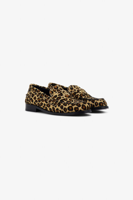 RC Jaguar Print Mocassins Marron TKS028-PZA92