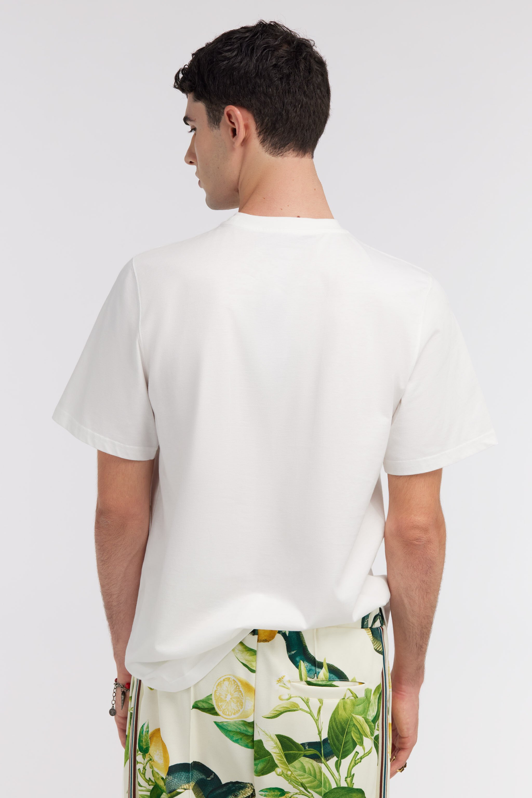 RC Lemon and Snake print t-shirt White SRT61E-JD060