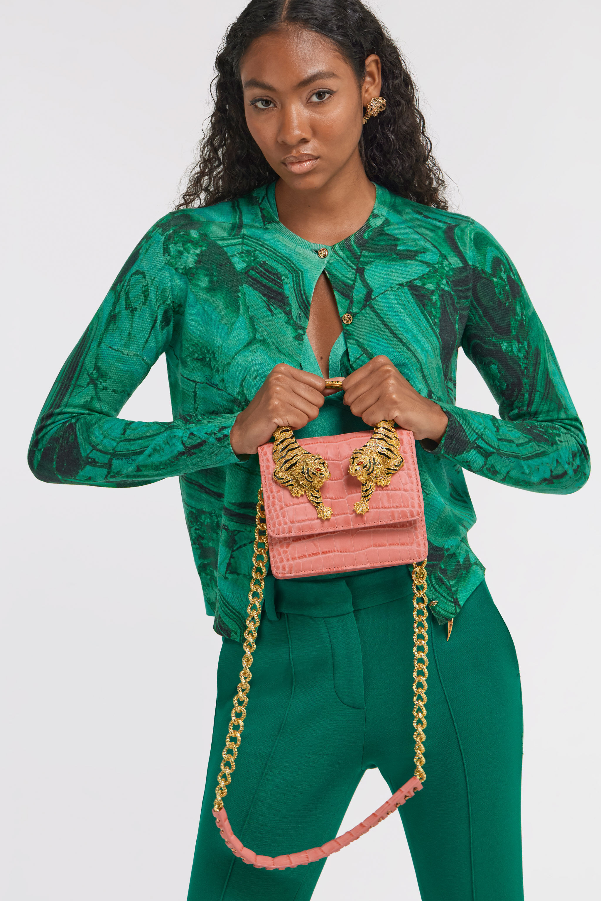 Medium Roar Bag in FUXIA for Women | Roberto Cavalli®