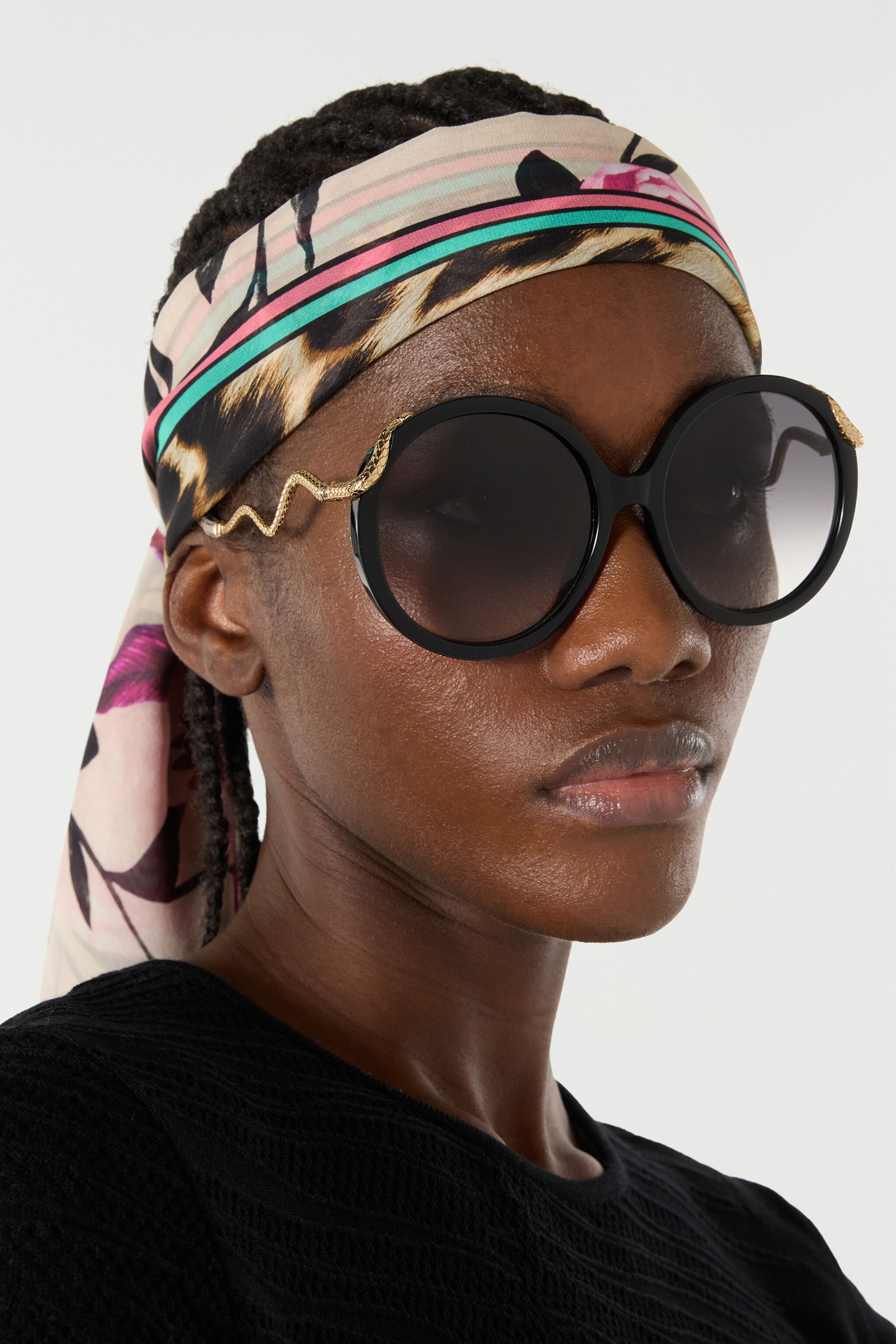 RC Sunglasses Roberto Cavalli - Snake Collection SHINY COPPER GOLD SALD31-ID132