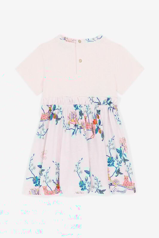 JU Floral-Embroidered Cotton Dress JU Floral-Embroidered Cotton Dress Pink RJT104-JD001
