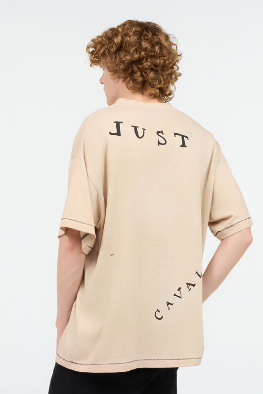 JC T-Shirt With Leopard Light Brown UFT039-UF059