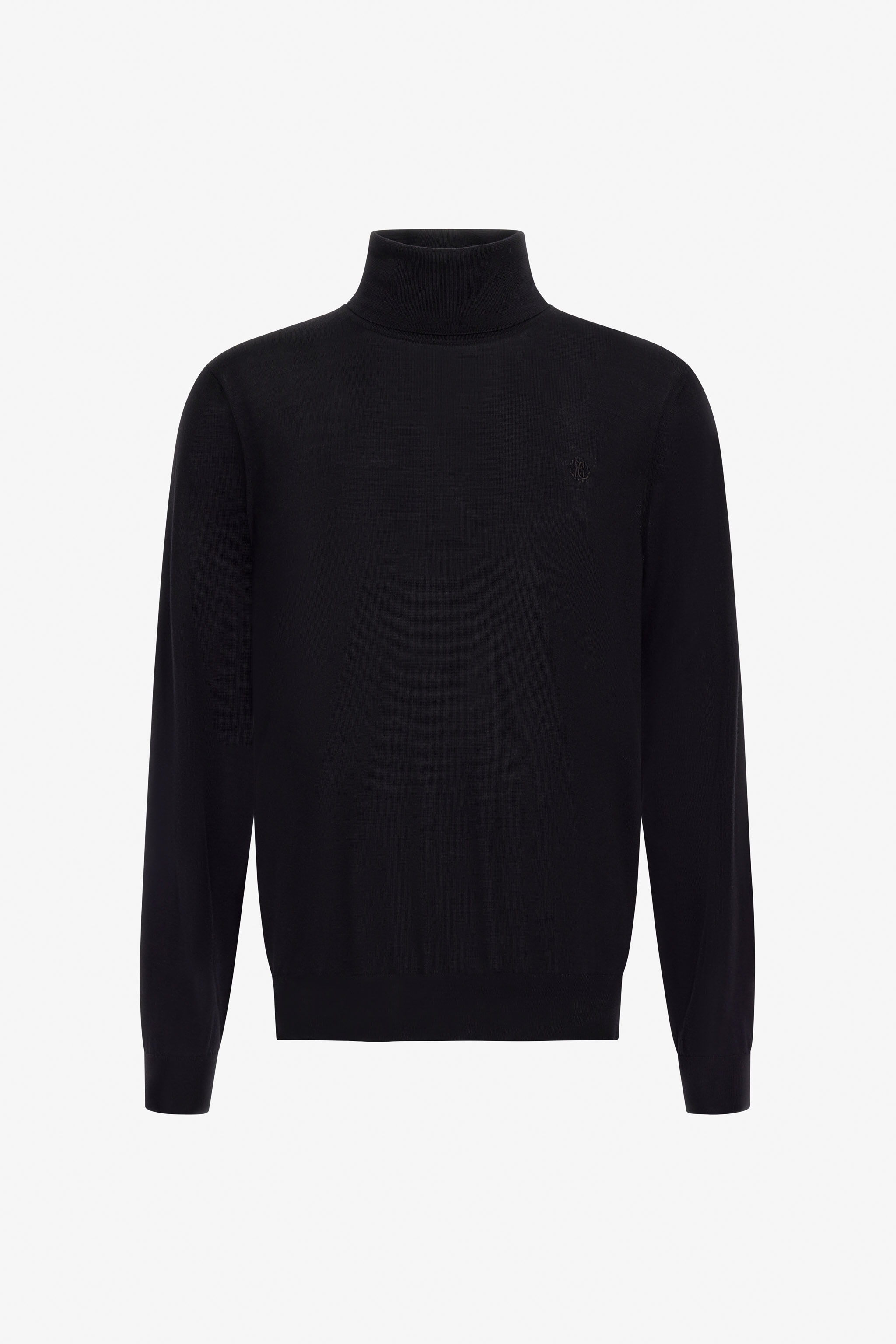RC Rollkragenpullover Schwarz SRM621-MA006