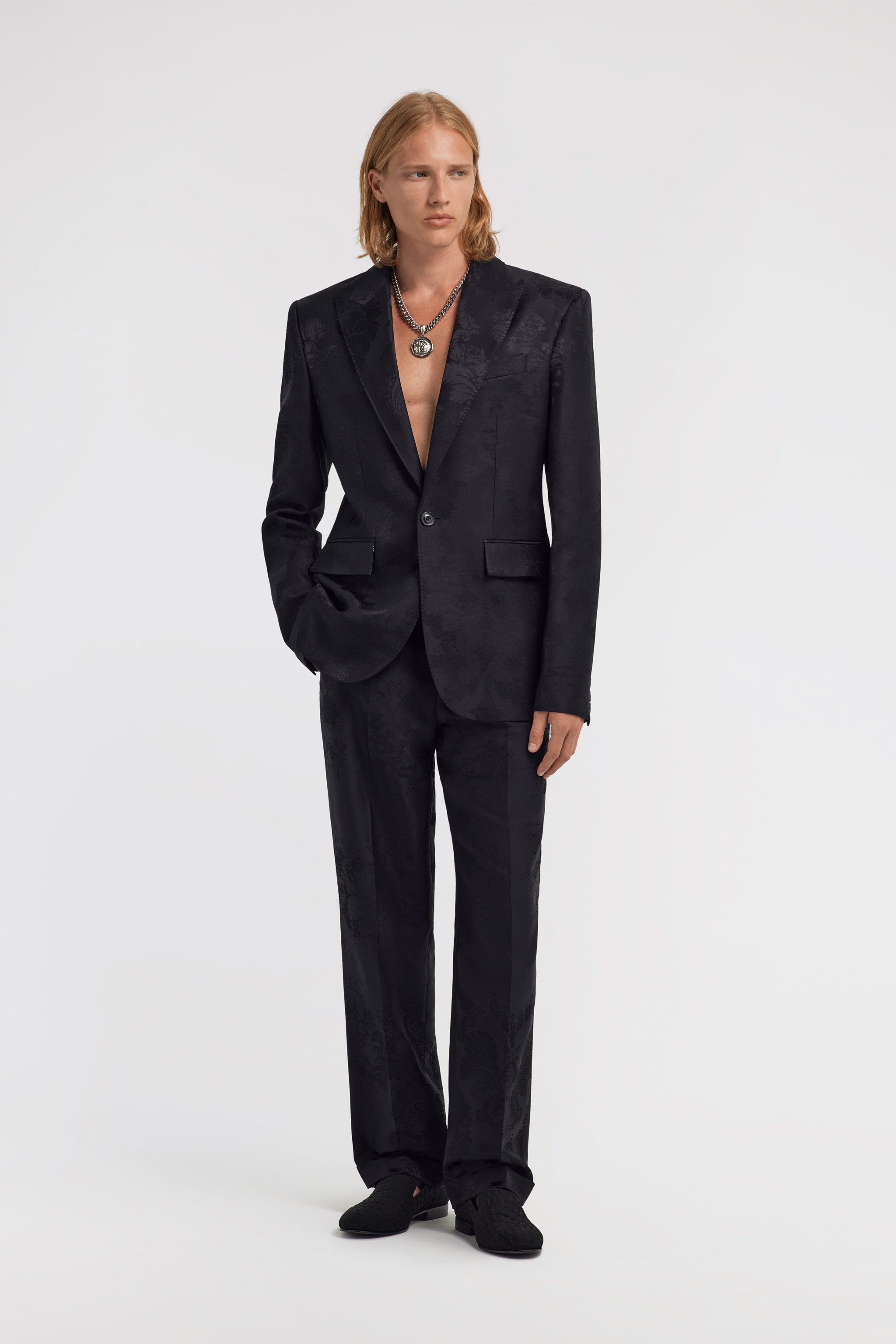 RC Blazer a un bottone Nero TRT496-TJ080
