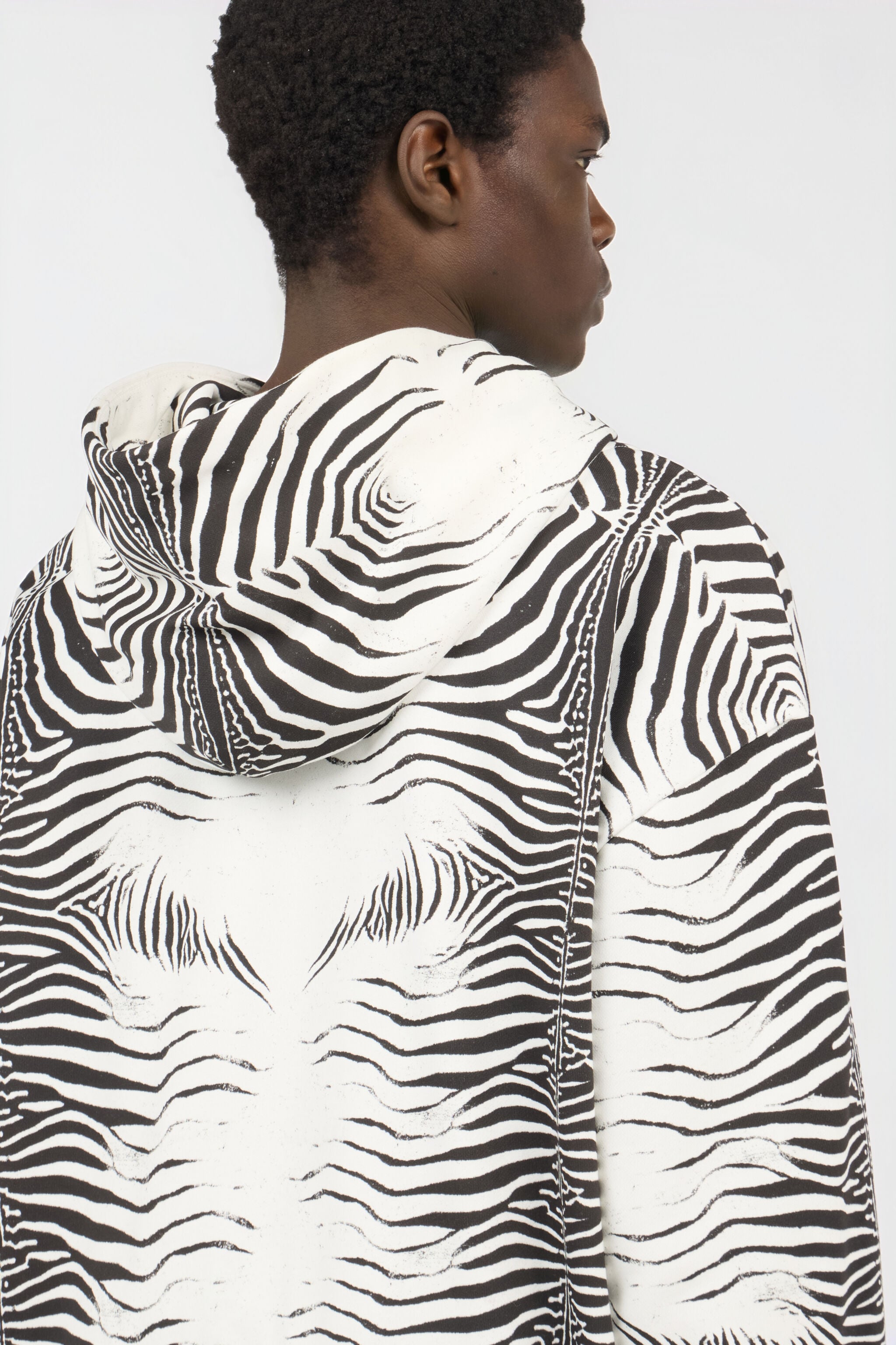 RC Zebra Print Sweatshirt WHITE/BLACK ZEBRA SOT66J-CF063