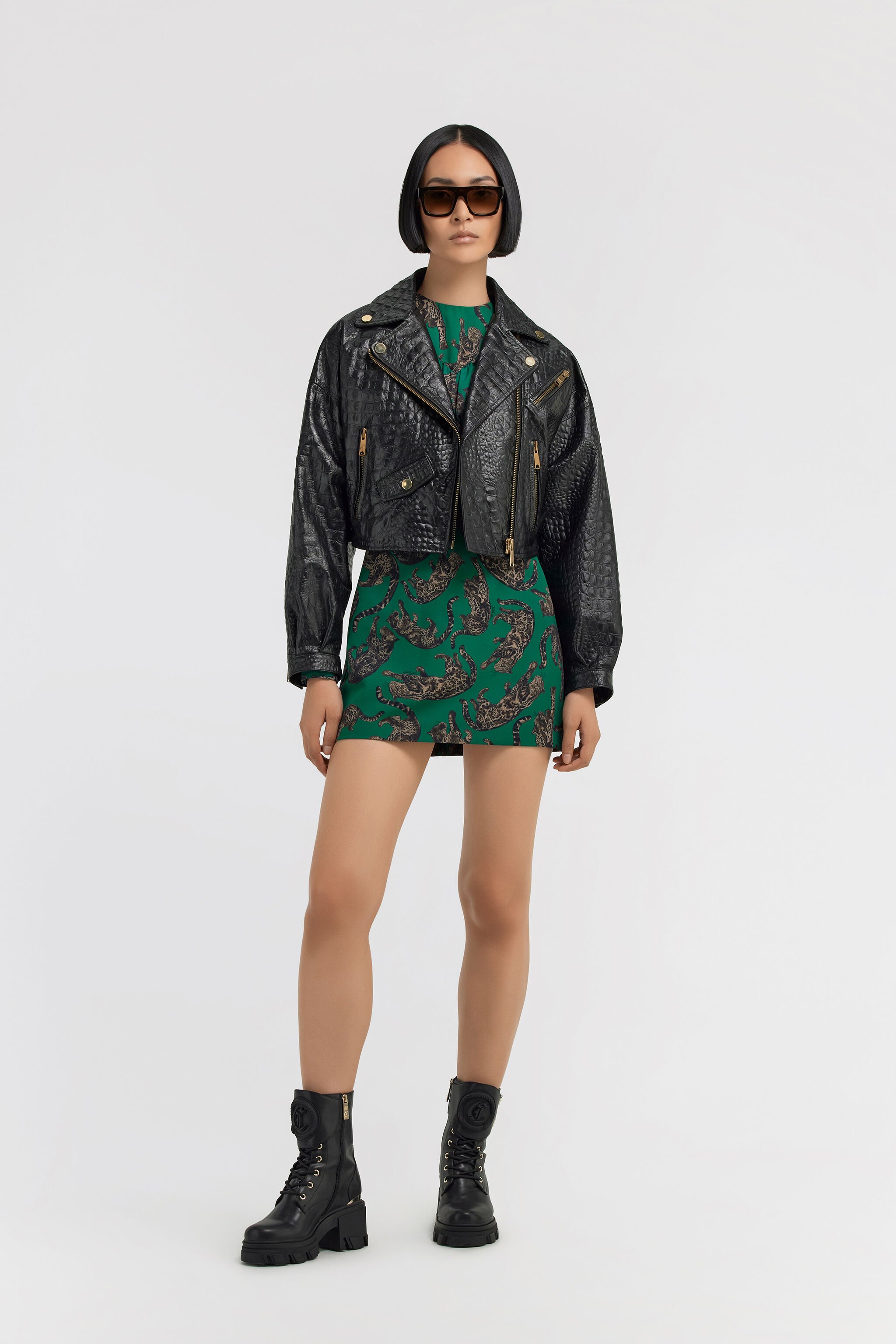 JC Just Cavalli Dress Green TFT145-TF212