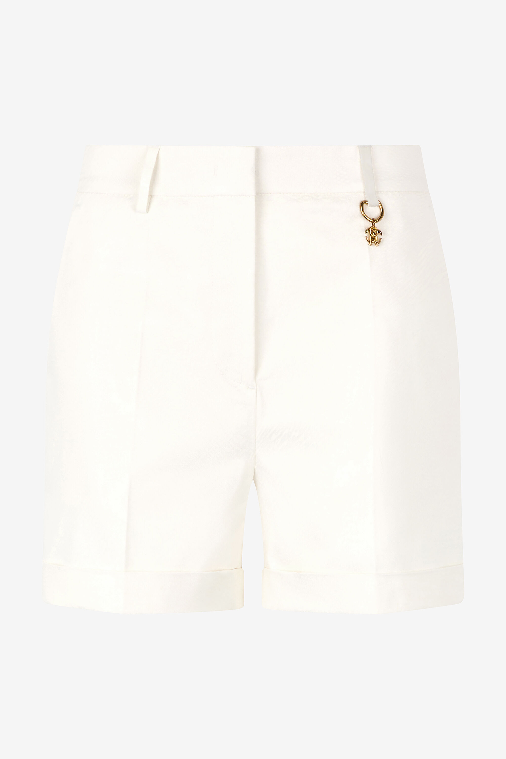 RC Solid-Color Python-Print Shorts White UKT214-4NN53