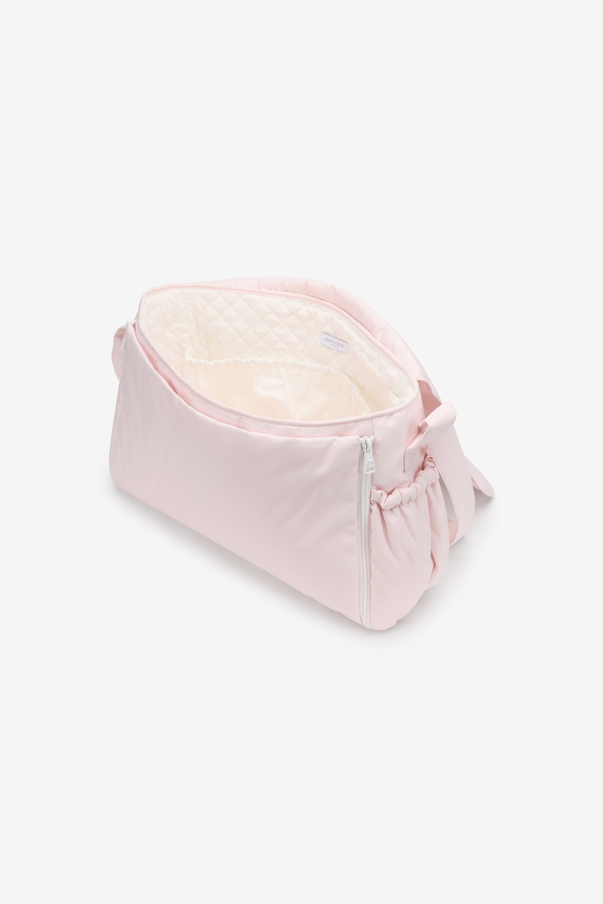 JU RC Monogram-Embroidered Changing Bag BABY PINK TJT824-SB001