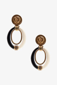 ${brand} Logo Drop Earrings ${colorDescription} ${masterID}