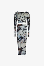${brand} Marble Print Dress ${colorDescription} ${masterID}