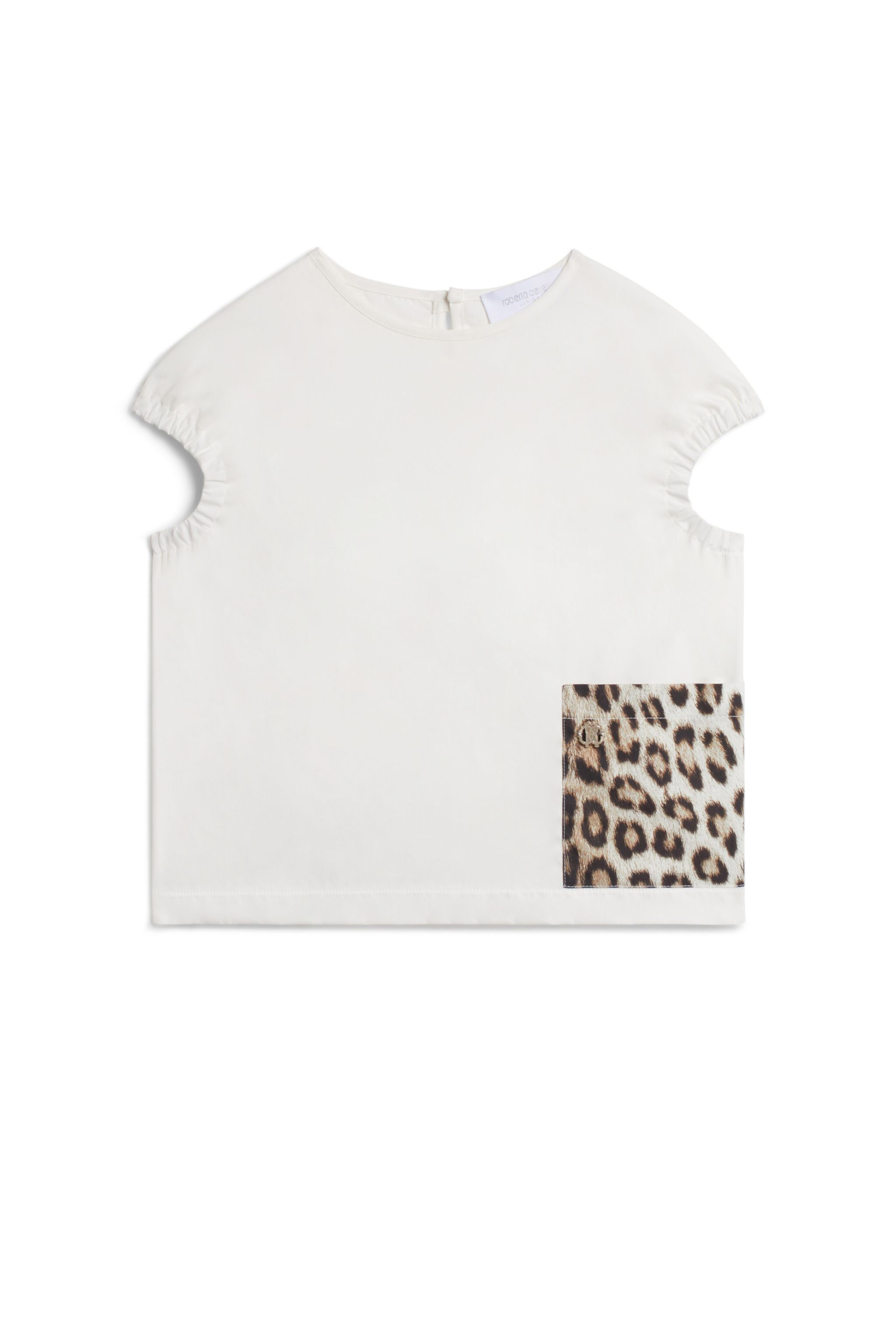 JU Contrast pocket top MILKY WHITE IJT701-CH071