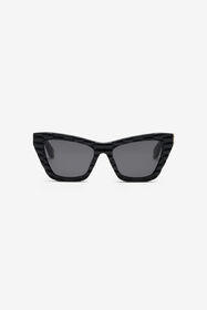 ${brand} Sunglasses with smooth front and matelassè effect on temples ${colorDescription} ${masterID}