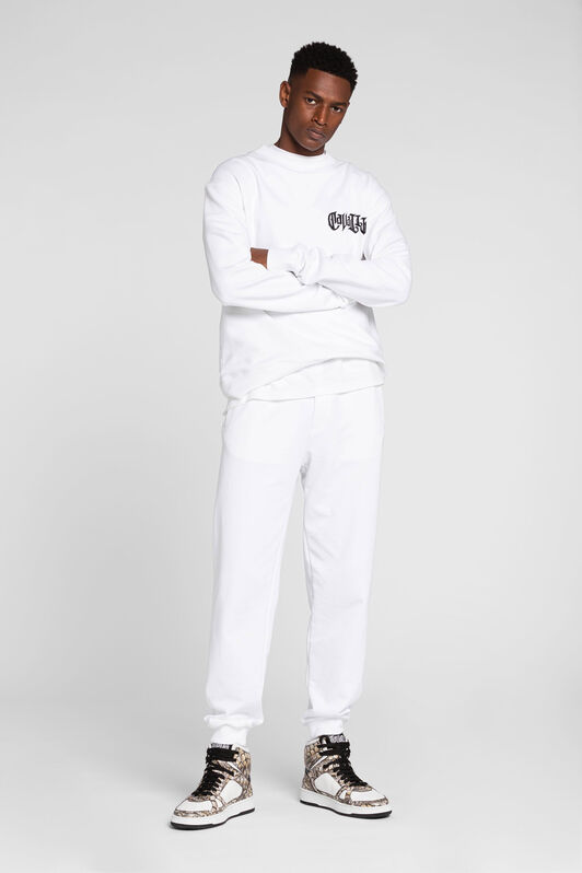 RC Graphic-print long-sleeve sweatshirt White QRT68B-CF050
