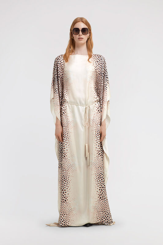 RC Shark Print Kaftan Ivory TKT103-4QN07