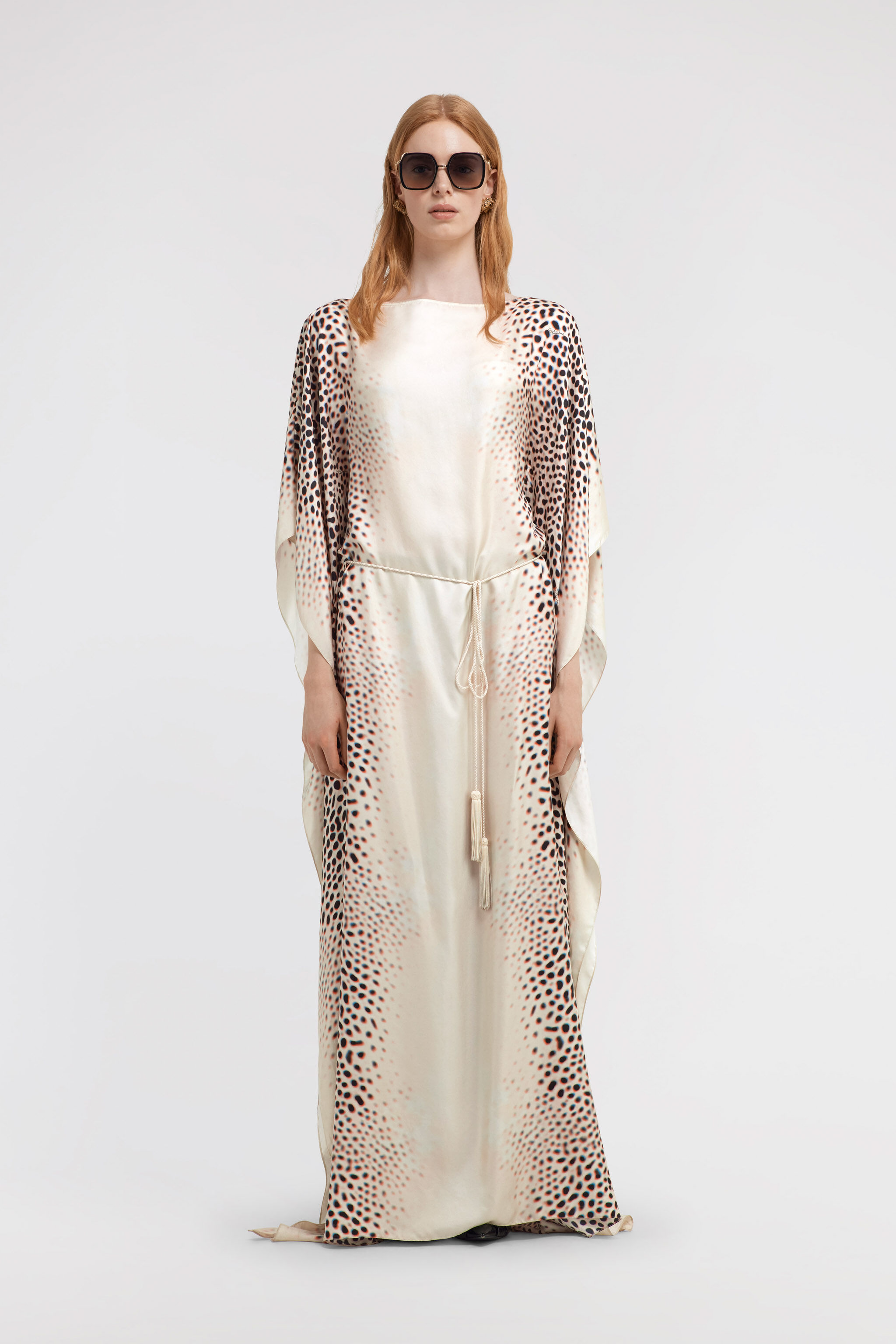 RC Shark Print Kaftan Ivory TKT103-4QN07