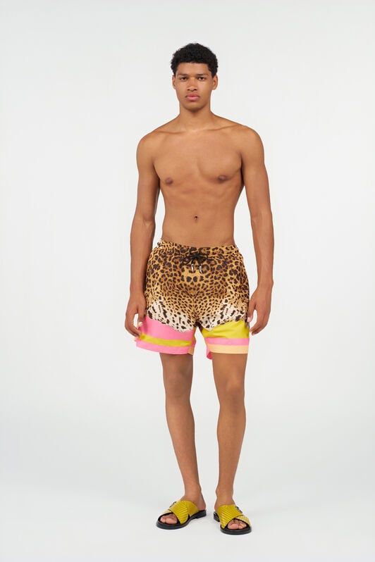 RC Swimsuit with Pop Horse Print RC Swimsuit with Pop Horse Print YELLOW WRH00U-5RR33