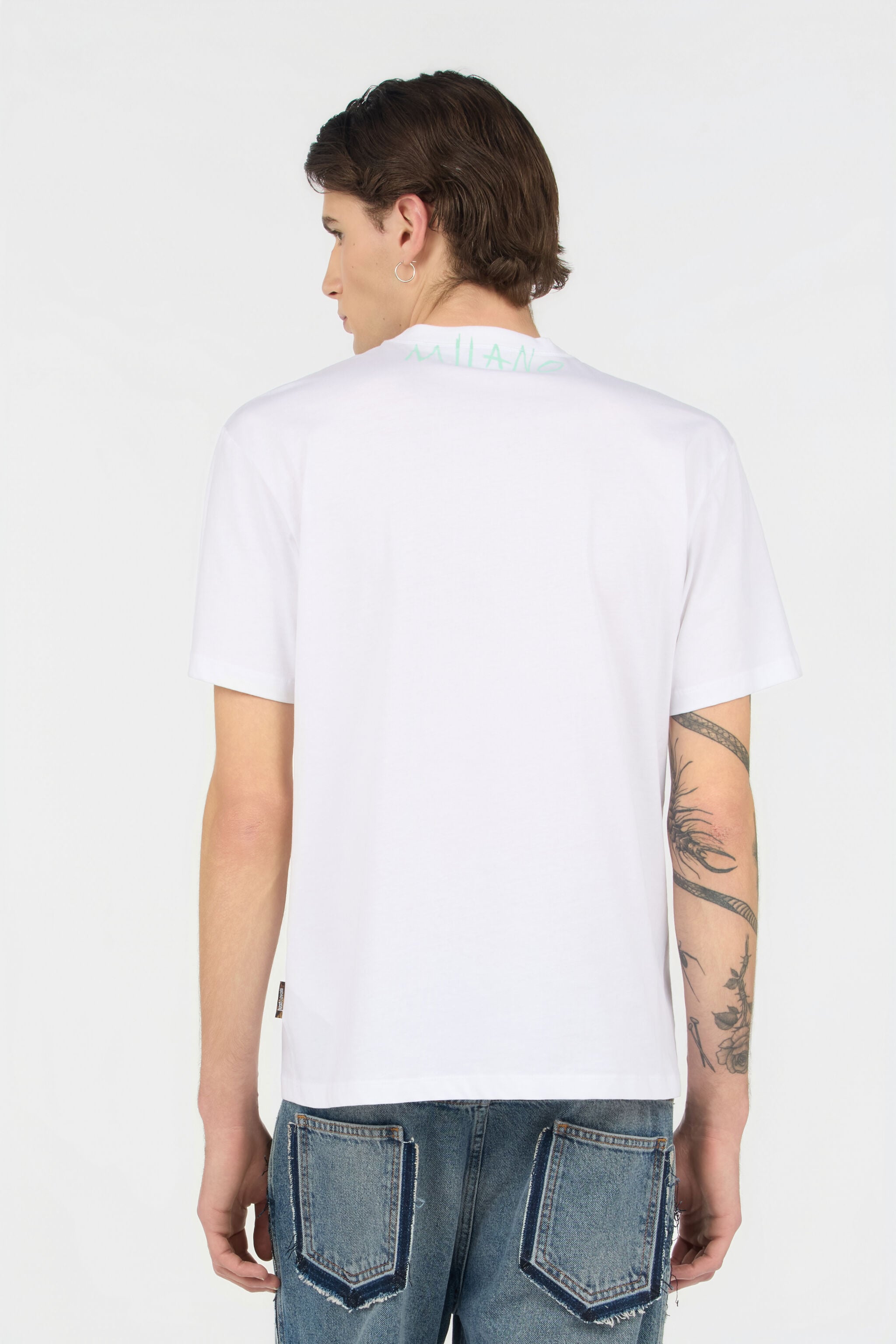 JC T-Shirt Blanc Avec Logo JC T-Shirt Blanc Avec Logo WHITE WFT064-WF094
